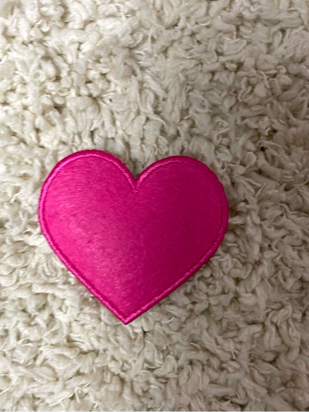 Bath & Body Works x Build- a Bear Collaboration Hot Pink Heart Pin Accessory